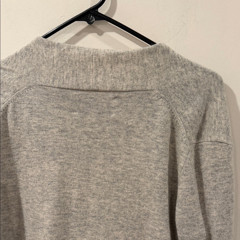 Brochu Walker Light Gray V-Neck Sweater - Picture 10 of 13